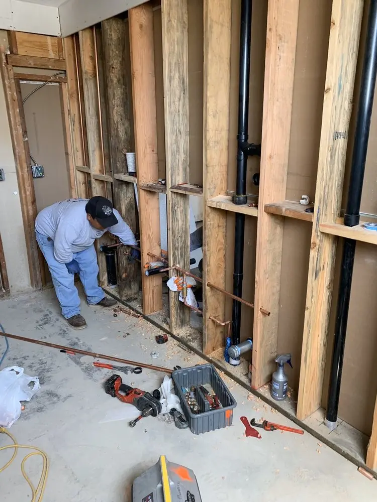 Commercial rough-in plumbing for Gas Line Repair in Gettysburg
